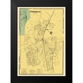thumbnail image 2 of Beers 18x24 Black Modern Framed Museum Art Print Titled - Fordham New York Landowner - Beers 1868, 2 of 5