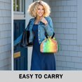 thumbnail image 6 of Pioneer Flower Floral Print Pattern Drawstring Lunch Bag Women - Drawstring Lunch Bag Insulated for Work Office - Stain-Resistant Large Lunchbags for Women with Multi-Pockets, 6 of 6