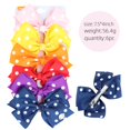 thumbnail image 1 of ncmama 6 piezas / juego 5quot; JOJO lazos para el cabello para niñas, pinzas para el cabello, pasadores para el cabello para niños, accesorios para el cabello de fiesta a la moda Dengxun unisex, 1 of 2