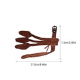 thumbnail image 4 of Eigraketly Guantes de puntería Accesorios de tiro Equipo de entrenamiento de cuero Deportivo Resistente al desgaste Ajustable Dedo Stall Gear tiro y tiro con, 4 of 6