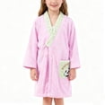thumbnail image 2 of Dress with Pockets One Size Fits All Children's Printed Button Bath Towel Wearable Long Sleeved Bathrobe, 2 of 8