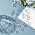 thumbnail image 3 of 30Pcs Jump Rings 14mm Stainless Steel Open Jump Ring Unsoldered Ring Connectors Small Split Ring Jewelry Making Findings for DIY Crafts, 3 of 9