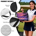 thumbnail image 6 of Psesaysky Golf Cart Seat Covers with Extra Handle, Portable Golf Seat Towel Blanket, Non-slip Back, All Seasons Fit for EZGO, Yamaha, Club Car Front Seats, Hawaiian Palm Tree, 6 of 8