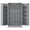 Gray, variant on Spaco 17-Tier Kitchen Small Pantry Cabinet with 2 Doors and 6 Adjustable Shelves, Cabinet Pantry, Freestanding 5-Tier Shelving Pantries for Kitchen Storage, Gray