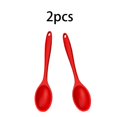 thumbnail image 5 of Yvsxxv Silicone Spoons 2pcs Heat Resistant Nonstick Kitchen Spoon Cooking Spoons for Cooking Utensils Stirring Scooping Mixing, 5 of 7