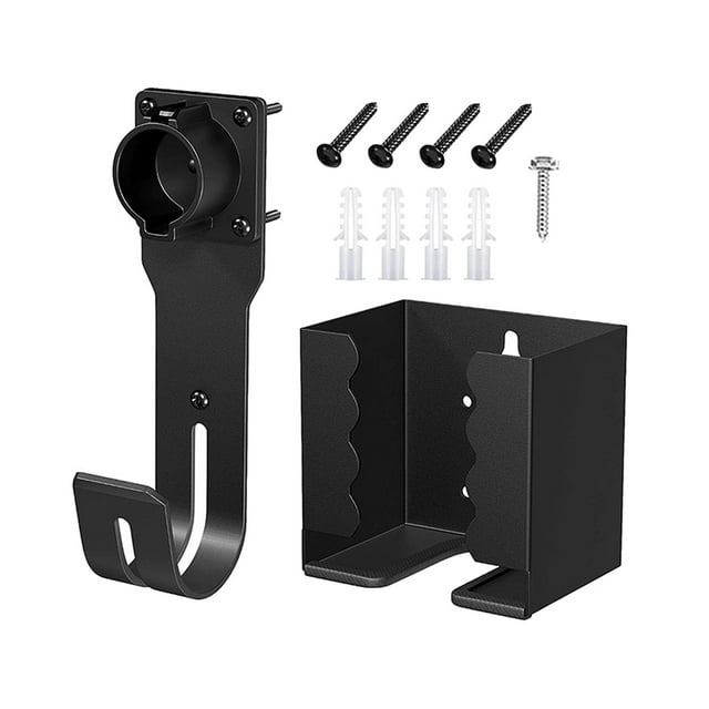 Soporte de carga para vehículos eléctricos,Soporte de cable de carga EV para interior y exterior,Organizador de cables de carga EV resistente al agua,Base para funda con boquilla de carga EV