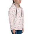 thumbnail image 3 of Haiem Rabbit Pattern Boys Hoodie, Youth Pullover Hooded Sweatshirt, Kangaroo Pocket Hoodie for Kids Girls -X-Large, 3 of 6
