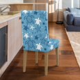 thumbnail image 5 of Xoenoiee Turtle Starfish Print Stretch Chair Covers for Dining Room, Removable Washable Dining Room Chair Covers, Dining Chair Slipcovers Seat Protector for Home Banquet Decor, 1 Pack, 5 of 7