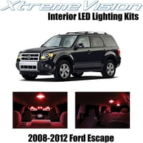 XtremeVision Interior LED for Ford Escape 2008-2012 8 pcs Red Interior LED Kit   Installation Tool Tool