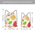 thumbnail image 4 of XMXT Unisex Drawstring Backpack for Women Men, Colorful Fruit Hand Painting Waterproof Gym Bag String Bags for Shopping Sport Travel, m, 4 of 8