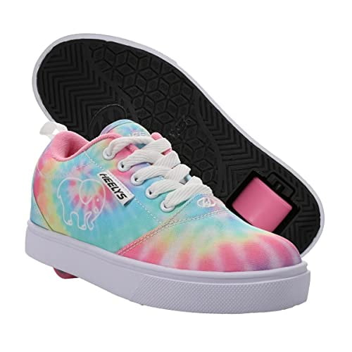 HEELYS Pro 20 Prints pour Fille Ivoire Ella (Petit Enfant/grand Enfant/adulte) Teinture sur Nœuds/multicolore 6 Grand Enfant (Femme 7) m