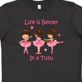 thumbnail image 4 of Inktastic Life's Better in a Tutu KS Youth T-Shirt, 4 of 5