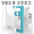 thumbnail image 3 of WHITE/TURQUOISE TRI-SHIELD RUGGED CASE COVER with MAGNETIC KICKSTAND + BELT CLIP HOLSTER + LANYARD STRAP FOR LG V20 PHONE (VS995, LS997, H918, US996, 6505A, H990, F800), 3 of 6