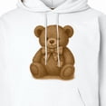 thumbnail image 3 of Inktastic Vintage Teddy Bear with Patch Adult Hoodie Sweatshirt, 3 of 4