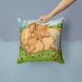 thumbnail image 2 of Carolines Treasures CDCO0358PW1414 Pigs Tamworths In Clover Canvas Decorative Pillow  14Hx14W multicolor, 2 of 4