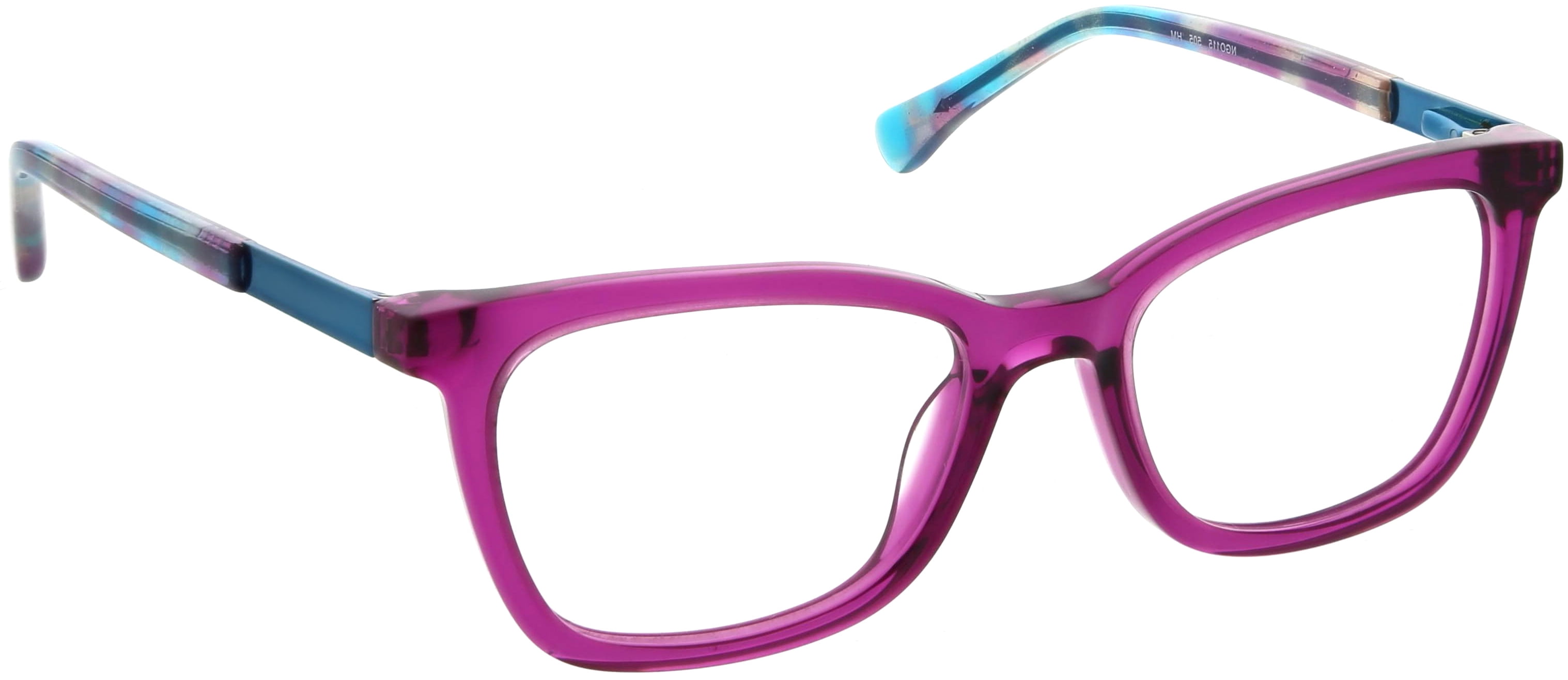 Nautica Youth NGO115 Crystal Magenta Teacup Eyeglasses