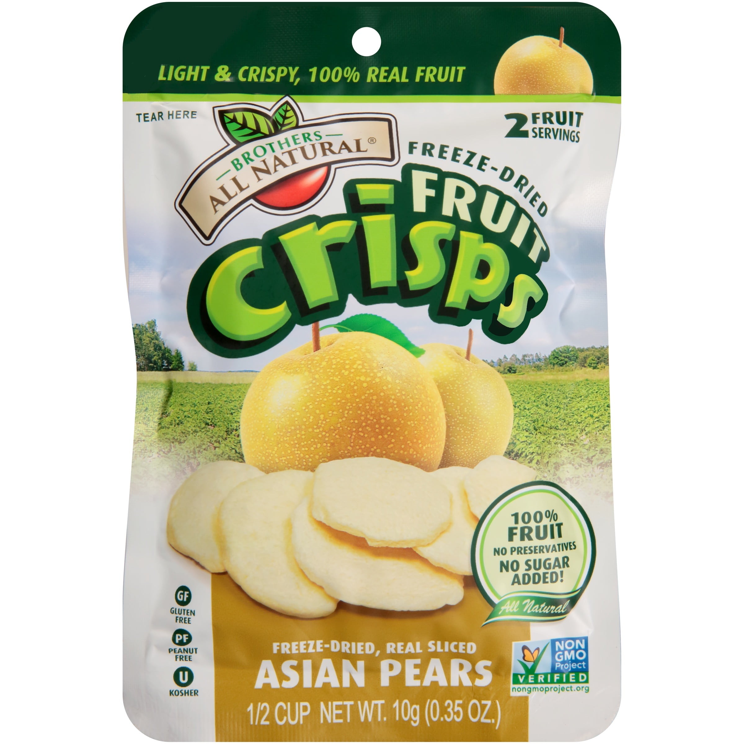 Brothers All Natural® FreezeDried Asian Pears Fruit Crisps .35 oz