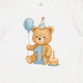 thumbnail image 4 of Inktastic First Birthday Cute Teddy Bear with Balloon Boys or Girls Baby T-Shirt, 4 of 5
