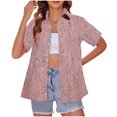 thumbnail image 1 of Lata de Agua para Plantas, Flores Casuales de Moda Y Plantas Impresas Camiseta de Manga Corta Top Hecha de Poliéster Ligero para Mujeres, Pantalones Cortos de Mujer, 1 of 4