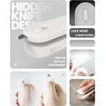 thumbnail image 4 of Mini Bag Sealer with Cutter, Magnetic Food Sealer, Food Sealer Bag Resealer, USB Rechargeable Food Packing Tool, Portable Heat Sealer for Heavy-Duty Plastic Snack & Chip Bags, 4 of 7