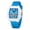 Blue, variant on Women's Analog Digital Watch, 5ATM Waterproof Square Sport Wristwatch with Backlight, Dual Time Alarm Stopwatch