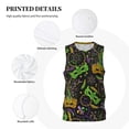 thumbnail image 3 of Rocae Carnival Mardi Gras3 for Men's Basketball Jersey Lightweight and Breathable Athletic Tank Top,Quick-Drying Sports Jersey 4X-Large, 3 of 9