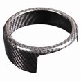 thumbnail image 4 of Carbon Fiber Rear Grille Front Grill Logo Decor Ring Black Trimmed, 4 of 4