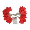 thumbnail image 2 of GFHFHITJ Maple Leaf String Lights Thanksgiving Decorations, Fall Garland Lights String with Incandescent bulbs for Connectable Sets Display Indoor Outdoor Fall Decor Halloween Decorations, 2 of 3