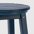 thumbnail image 3 of WestinTrends Malibu 29" HDPE Outdoor Patio Round Bar Stool, Navy Blue, 3 of 7