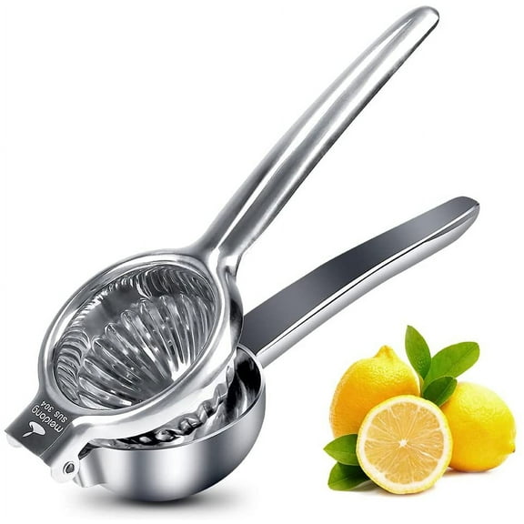 Upgraded Lemon Squeezer Super Stainless Steel 304 Hand Press Juicer Manual Citrus for Juicing Lemon & Limes, Vegetables