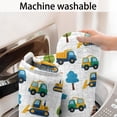 thumbnail image 5 of Cartoon Construction Vehicles Trees Bathroom Rugs Mat,Non Slip Microfiber Bathroom Rug,Rubber Backing,Soft Bathroom Mats for Bathroom Floor,Tub and Shower,17x30in(43x75cm), 5 of 5
