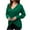 Green, variant on Women's Fashion Criss Cross Pullover Sweater V Neck Long Sleeve Sweaters Casual Front Slit Cable Knit Tops Ribbed Knit Jumper Tops Y2k Clothes