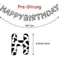 thumbnail image 4 of Cow Happy Birthday Bunting Banner with Cow Print Pennant Banner, Farm Cow Print Birthday Party Supplies, Barnyard Western Cowboy Cowgirl 1st 2nd 3rd Birthday Party Decor, 4 of 6