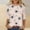 #0299-Multicolor, variant on Womens 3/4 Sleeve T Shirts, Loose Fit Round Neck Tops with Allover Print, Relaxed Casual Blouses for Women, Everyday Spring Summer Flowy Tops Gift