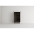 thumbnail image 2 of Colorado 53 in 3-Door Wardrobe Cabinet in Dark Pine Finish, 2 of 2