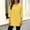 Yellow, variant on XPMWRP Women's Polka Dot V Neck Tunic Top 3/4 Sleeve Loose Fit Casual Blouse Flowy Longline Shirt for Daily Wear Brown L