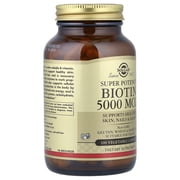 Solgar Biotin 5000 mcg - 100 Vegetable Capsules