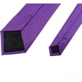 thumbnail image 4 of ORUYROP Cravates pour Hommes Couleur Unie Unie Cravates Noires Formelles pour Hommes, 4 of 5