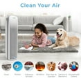 thumbnail image 3 of Pure Enrichment PureZone Elite True HEPA Large Room Air Purifier, Energy Star Rated, UV-C Light, Air Quality Monitor, 4 Stage Filtration, 3 of 10