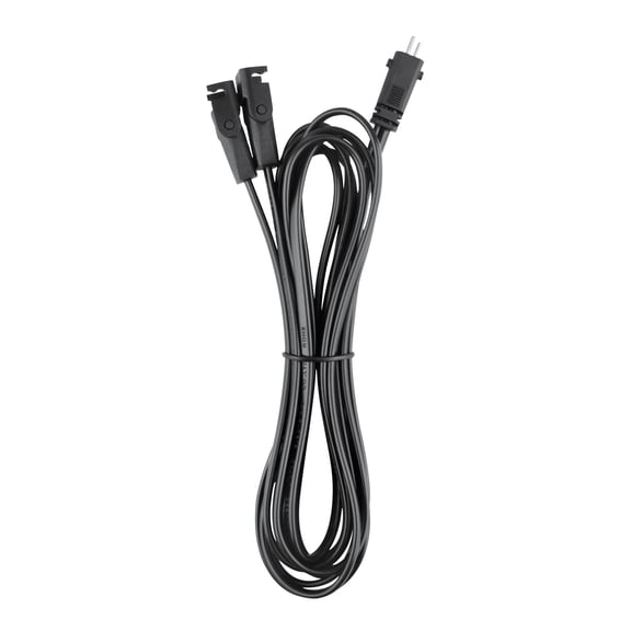 CJP-Geek Recliner Power Splitter Cable 2 Pin Y Cable 2 Motors to 1 for Electric Recliner Lift Chairs Sofa Home Theater (Black 2M/6.6Ft)