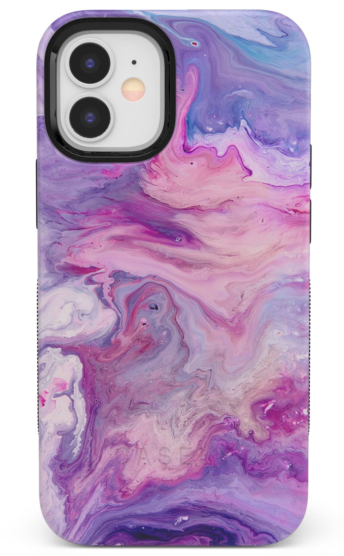 Casely iPhone 14 Plus Case Tie Dying Over You Purple Marble iPhone
