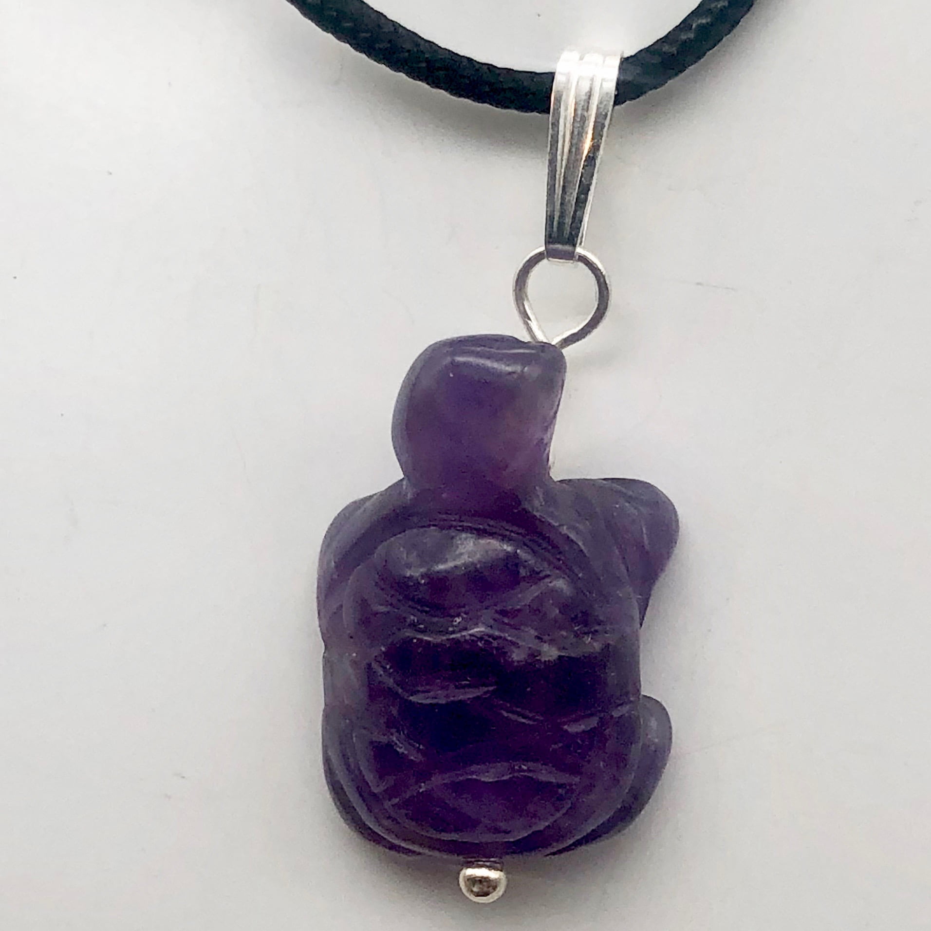 amethyst turtle necklace