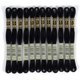 thumbnail image 1 of Hilo de algodón bordado DMC de 6 hilos, negro, 12 unidades, 1 of 4