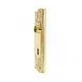 thumbnail image 4 of Renovators Supply Door Back Plate Antique Cast Brass 7 3/4" Escutcheon Cover Ornate Doorplate, 4 of 7