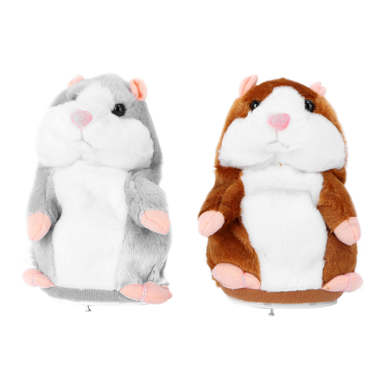 Talking Hamster Repeats What You Say Sound Pet Mouse Sassy Plush Toy Kids Gift 