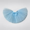 thumbnail image 6 of ZQUUVOU Kids Sequin Bow Tutu Skirt Sparkly Tulle Elastic Waist Puffy Dance Skirt Performance Recital Princess Skirt Light Blue, 6 of 6