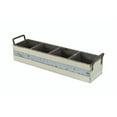 thumbnail image 1 of Cheungs FP-3879W Rustic White Wooden 3 Slot Storage Caddy, 1 of 1