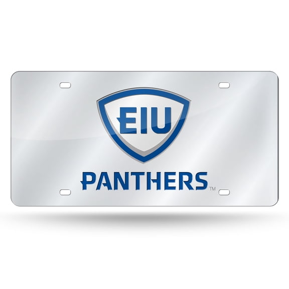 Eastern Illinois NCAA Fighting Panthers Acrylic License Plate Laser Tag