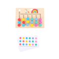 thumbnail image 2 of KTTECTOA Wooden Multichannel Colorful Balls Walking Puzzle Board Teaching Four Color Balls Walking Game Mind Thinking Training Holiday Gift Clearance Birthday Gifts Canada Days Cute Stuff, 2 of 6