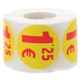 thumbnail image 1 of Shisuyan 1 Roll Adhesive Price Tag Paper Pricing Marker Label Market Labels Small Business Stickers, 1 of 8